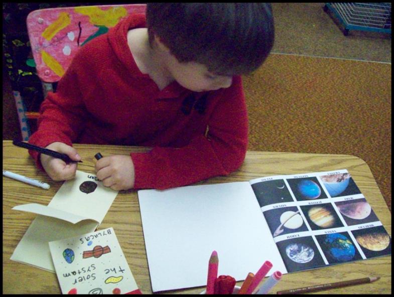 kindergarten writing informational