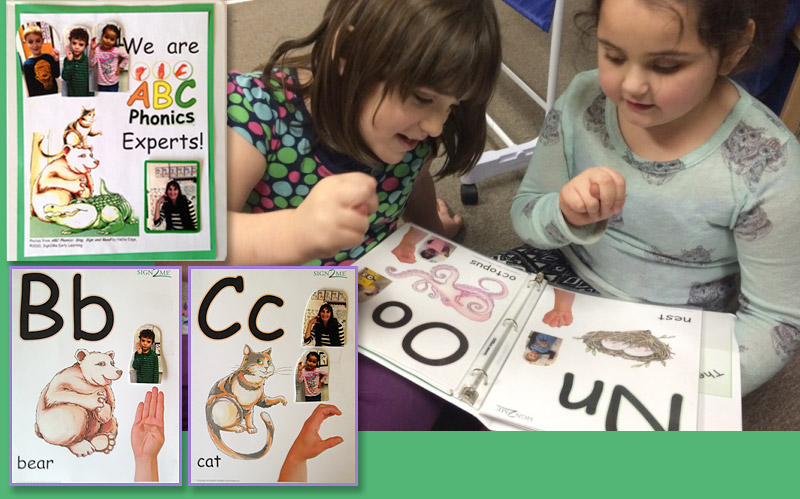  Celebrate kindergartners as ABC Phonics and fingerspelling experts