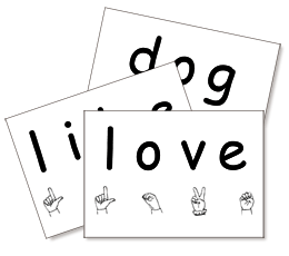 "Heart Words" with Fingerspelling