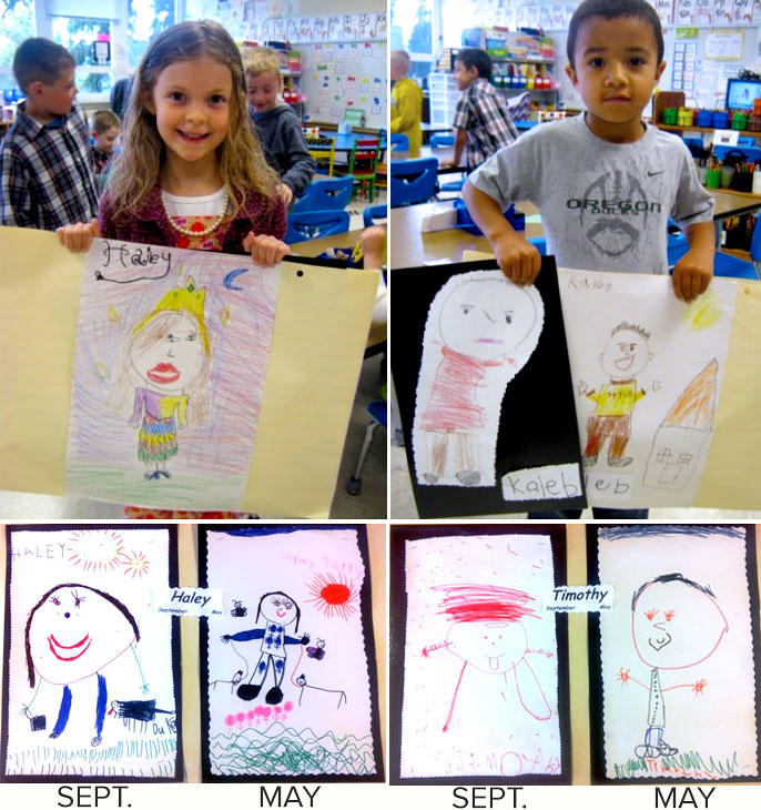 kindergartners drawings