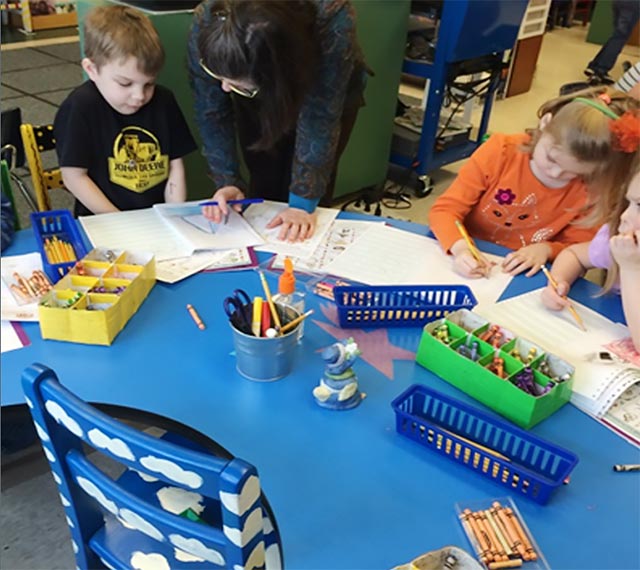 kindergarten children learn two types of words