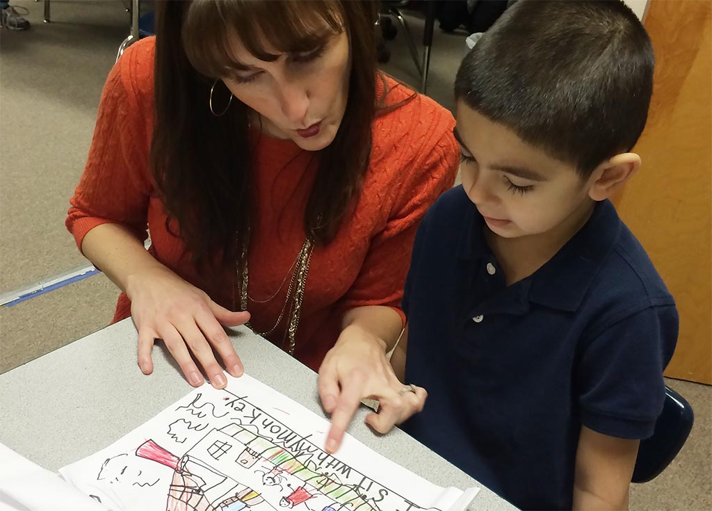 kindergarten children learn two types of words