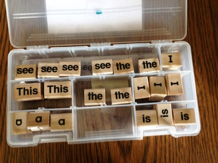 word stamp sets