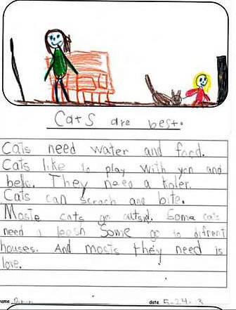 kindergarteners illustrate books