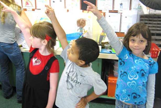 The "O" Dance by Nellie Edge. Saying and doing increases handwriting proficiency.