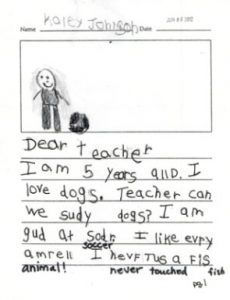 How to Teach Information Writing in Kindergarten