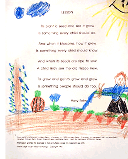 kindergarten poetry