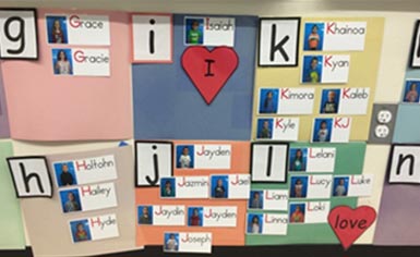 heart word chart