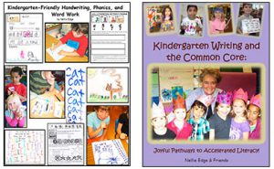 Kindergarten-Friendly Handwriting, Word Work and Phonics by Nellie Edge