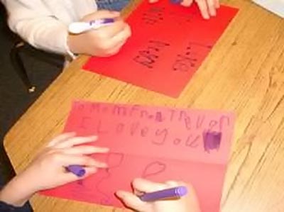 Kindergarten Writing Connections: Write Secret Messages to Take Home and Hide!