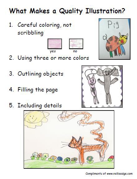 what makes a quality illustration - for kindergarten teachers