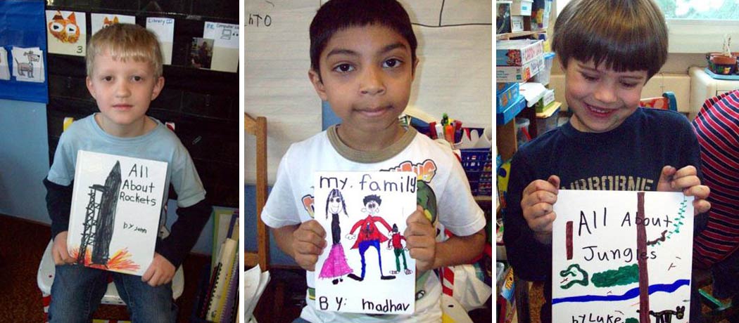 Publishing children’s books is our celebration of kindergarten writers