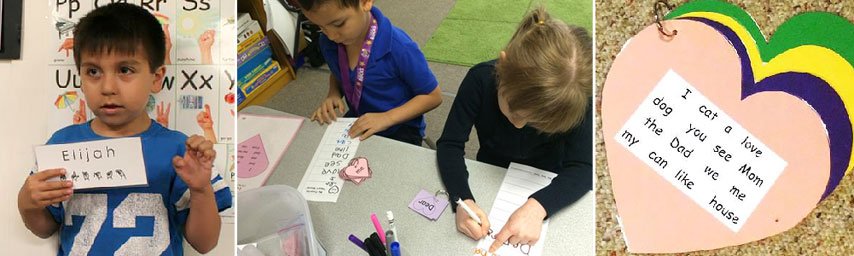 Fingerspelling in Kindergarten