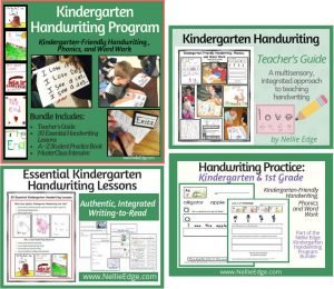 Essential Kindergarten Handwriting Lessons”