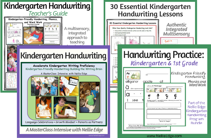 Kindergarten-Friendly Handwriting Program Bundle