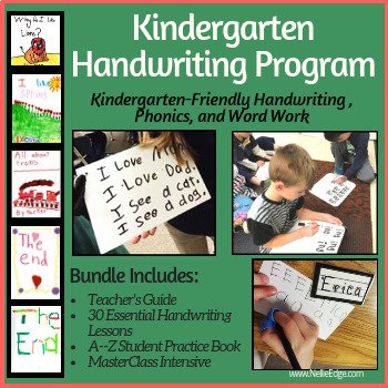 Kindergarten-Friendly Handwriting Program Bundle