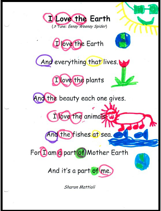 “I Can Read” Poetry and Song Notebook by Nellie Edge