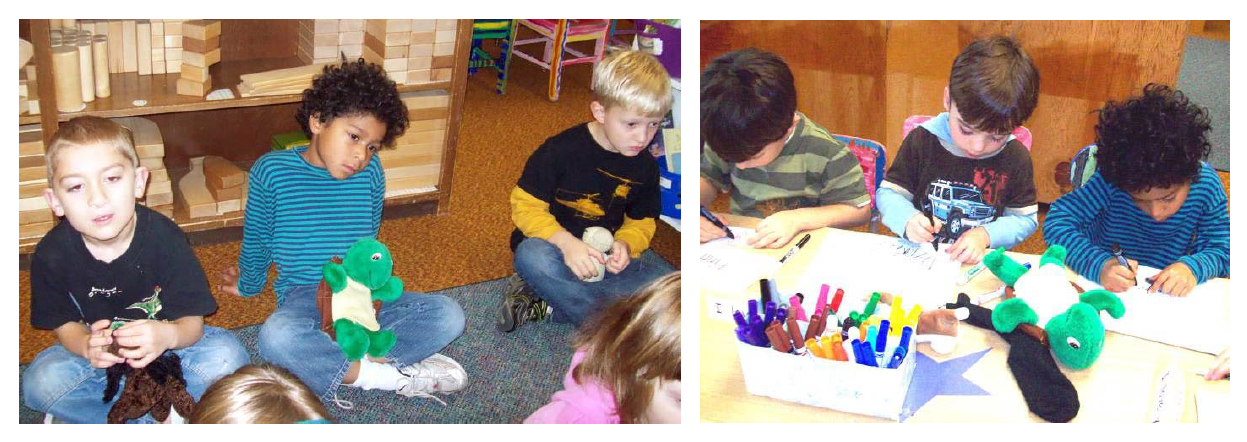 Once Upon A Teacher: Kindergarteners Use Their Magic Pencil in order to  Reread What They Write