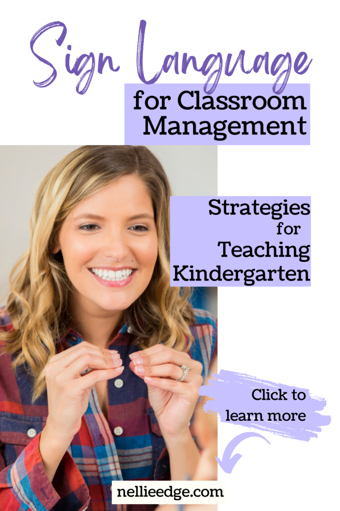 Sign Language for Classroom Management
