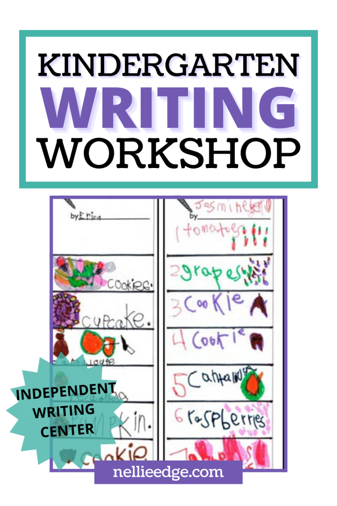 We Love Lists Kindergarten Writing Workshops