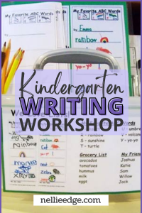 We Love Lists Kindergarten Writing Workshop