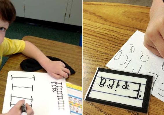kindergarten handwriting lesson