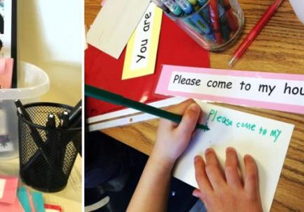 Write-a-Message Center empowers children to use writing for real world purposes.